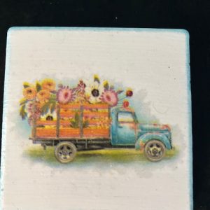 Flower Truck Coasters